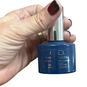CND Shellac Luxe Gel Polish OS Winter Nights #257 Navy Blue Salon Pro Luxe
